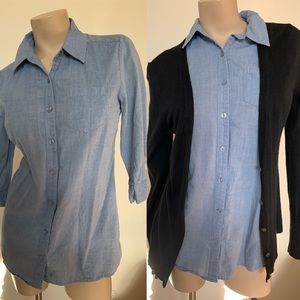 Bundle of 2 shirt and cardigan